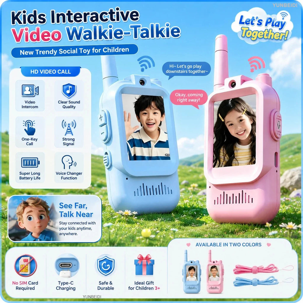 Children's Video Walkie-Talkie Toy