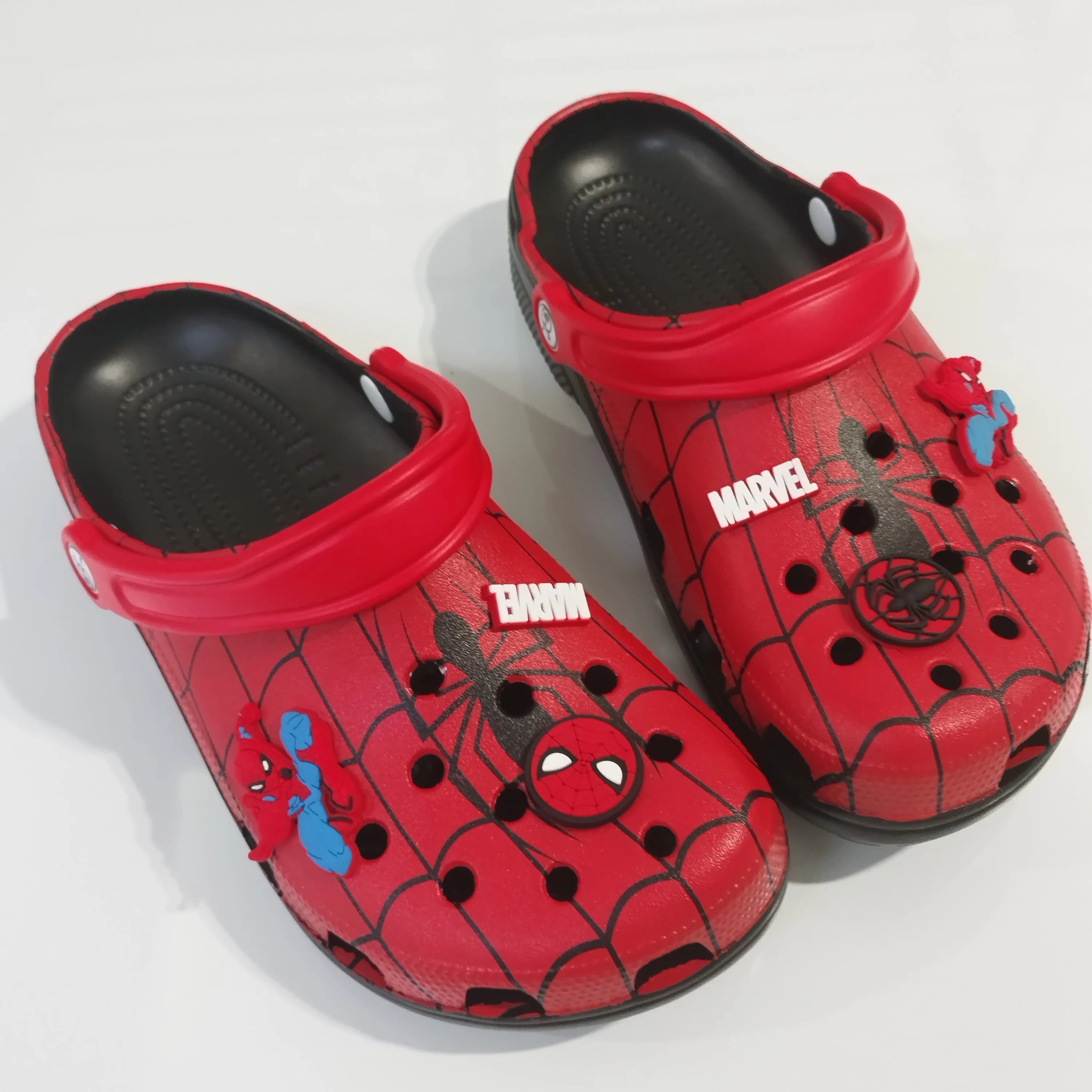 New  Sandals Hole Shoes Spider Comics Cartoon