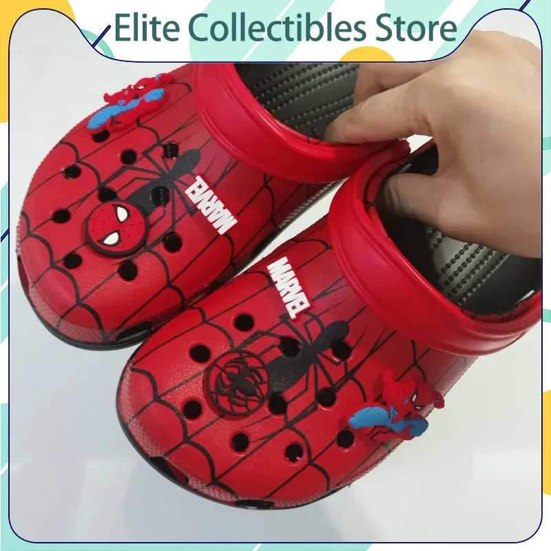 New  Sandals Hole Shoes Spider Comics Cartoon