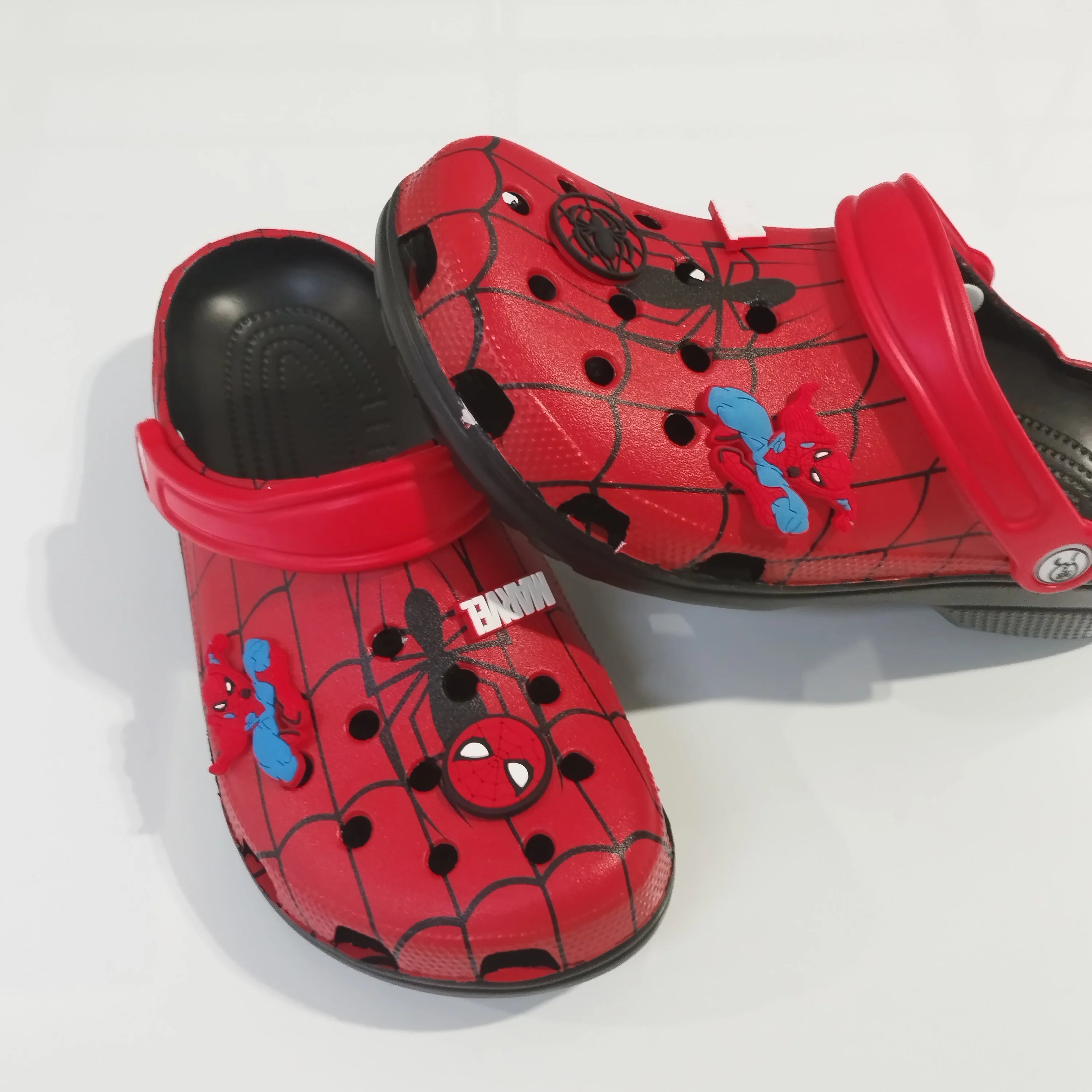New  Sandals Hole Shoes Spider Comics Cartoon