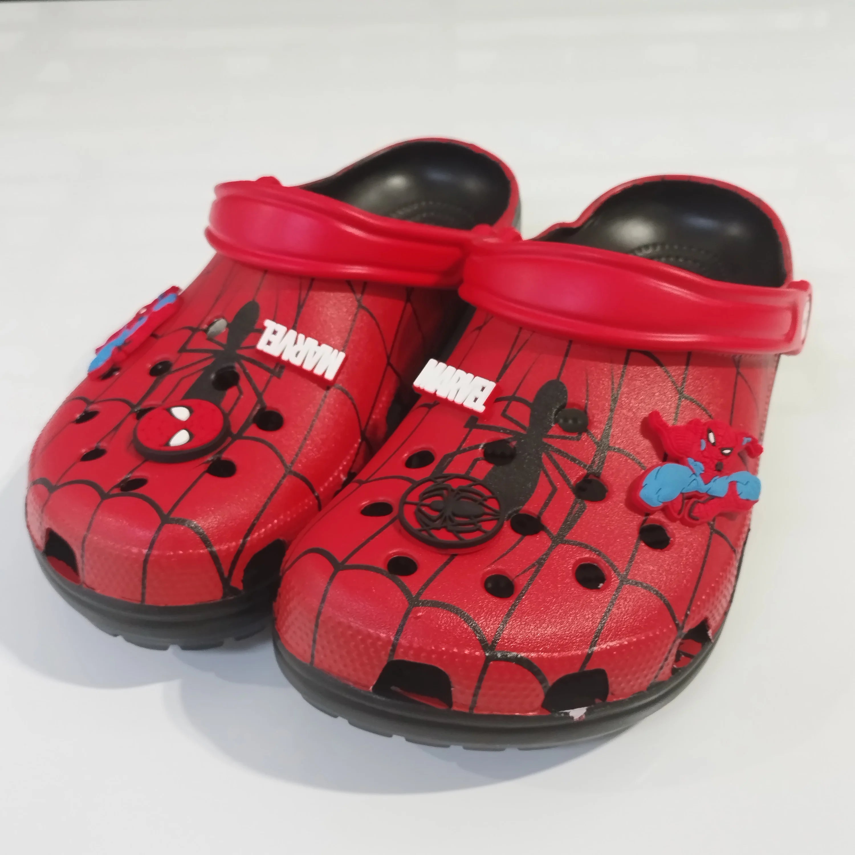 New  Sandals Hole Shoes Spider Comics Cartoon